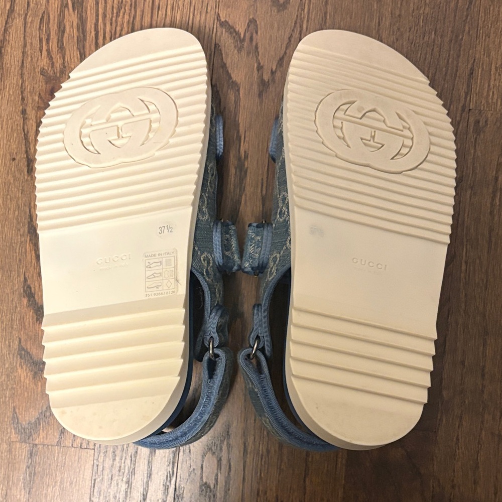 Gucci Light Blue Women's Sandals - Picture 5 of 5